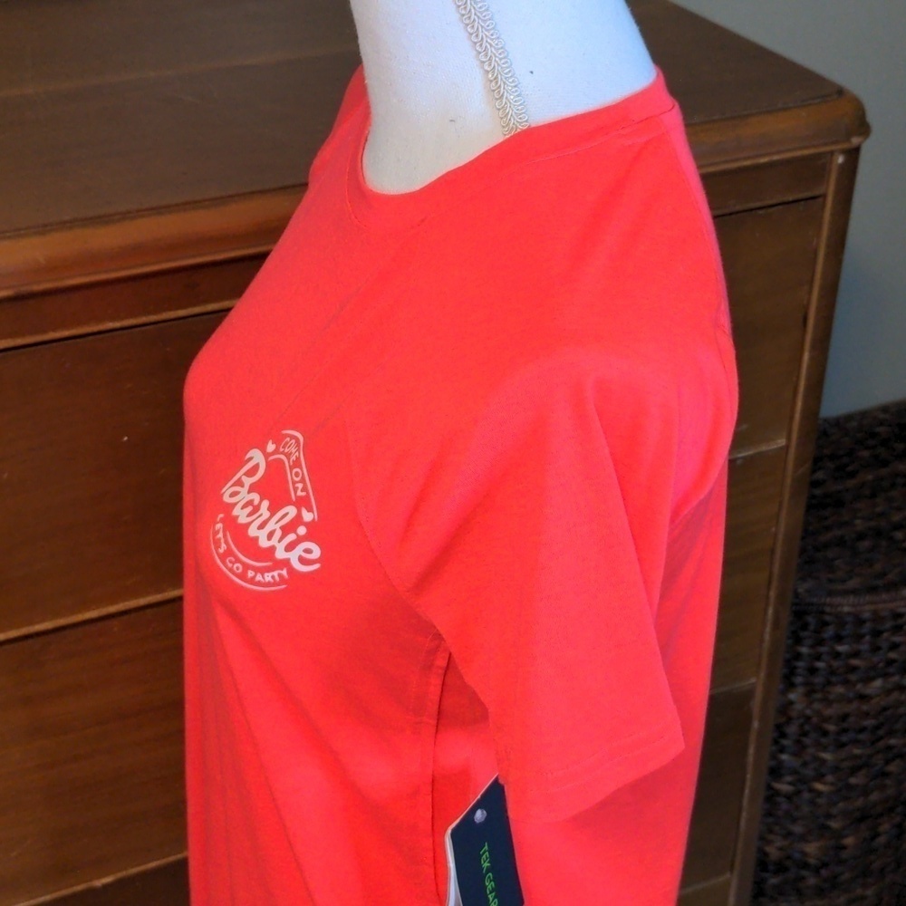 Tek Gear Tencel Athletic Shirt Barbie Theme Short Sleeve Tshirt Size Small NWT - Picture 11 of 14